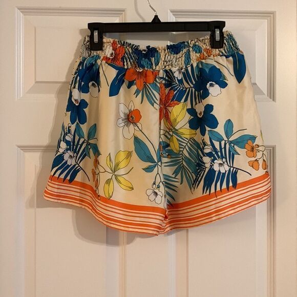 Ontwelfth Tropical floral lined shorts. NWOT - Picture 2 of 7